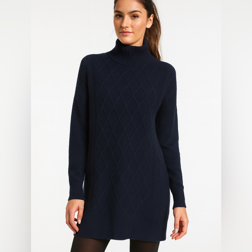 NWOT | LOFT Midnight Blue Knit Tunic